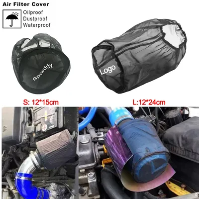Spceddy Air Filter Protective Cover Waterproof Oilproof Dustproof for High Flow Air Intake Filters