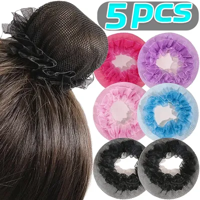 Ballet Skating Hair Bun Net Women Invisible Lace Mesh Breathable Band Convenient Hairnets Light