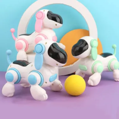 Children's Robot Bionic Electronic Dog Machine Intelligent Robot Dog Light Music Crawling Children's