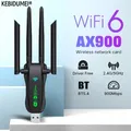 WIFI 6 AX900 4 antenne USB WiFi BT 5.4 Adattatore 2in1 Dongle Wireless Wlan Scheda di rete esterna per Windows 10/11 Driver gratuito