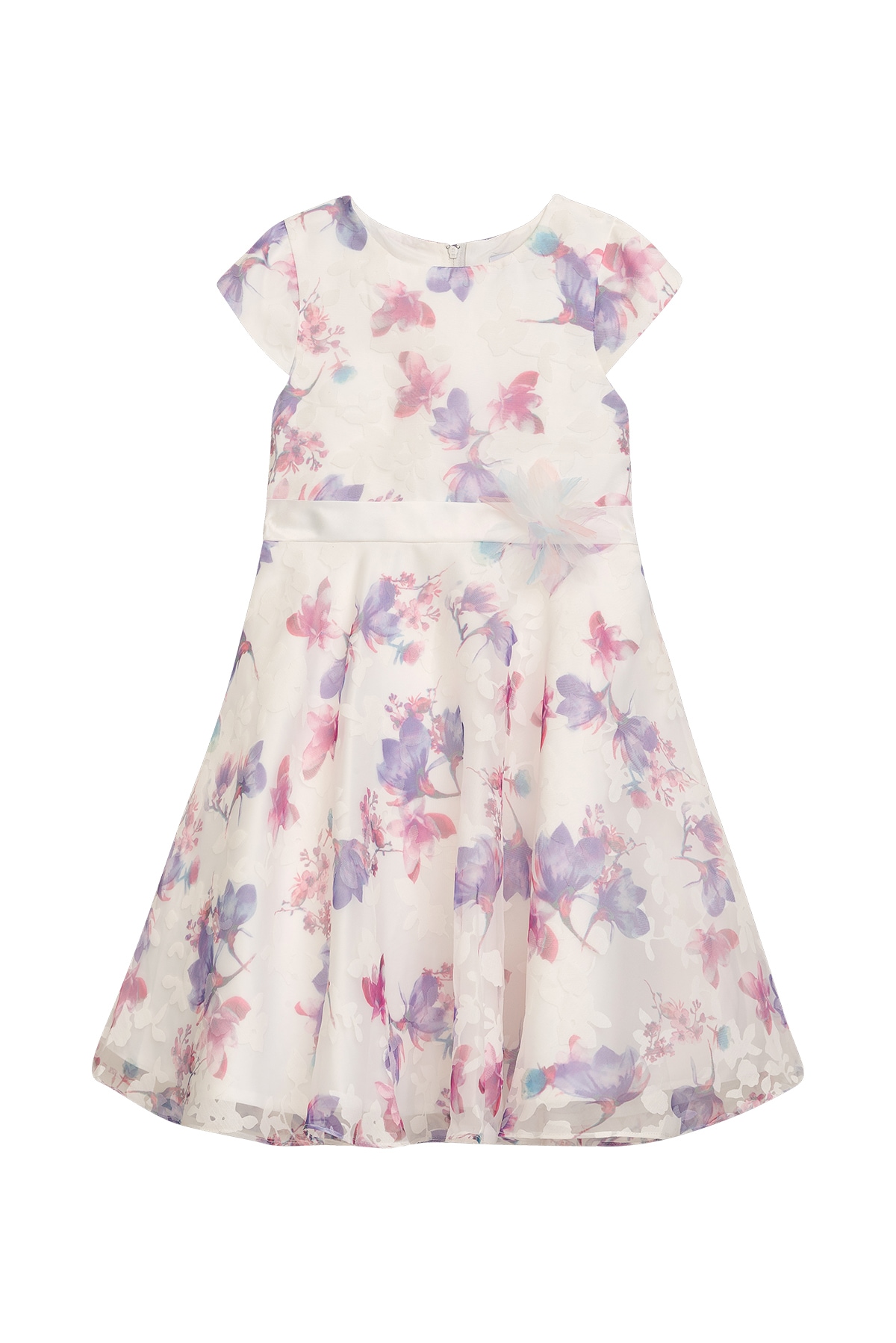 Partykleid DANAMADE "DANAMADE Dresses DNALA", Mädchen, Gr. 116, EURO, lila, Oberstoff: 80% Polyester 20% Viskose / Futter: 100% Polyester, Kleider Image