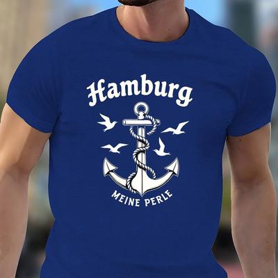 TEMU Print Tee Shirt, Tees For Men, Casual Short Sleeve T-shirt For Summer Image