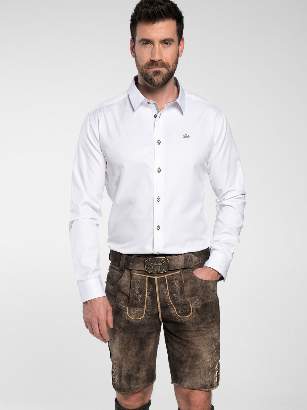 Spieth & Wenksy Lederhosen Herren braun, 54 Image