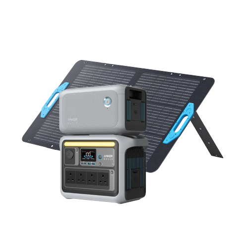 Anker SOLIX C1000 + Expansion Battery + 100W Solar Panel