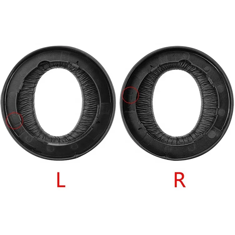 Replacement Ear Pad For sony Platinum Wireless PlayStation 4 PS4 7.1 CECHYA-0090 headphones replacement Leather Earmuff
