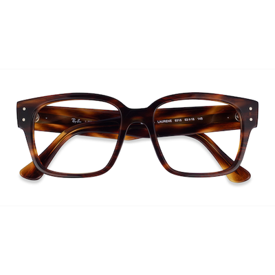 Unisex s square Tortoise Acetate,Eco Friendly Prescription eyeglasses - Eyebuydirect s Ray-Ban RB7256 Laurene