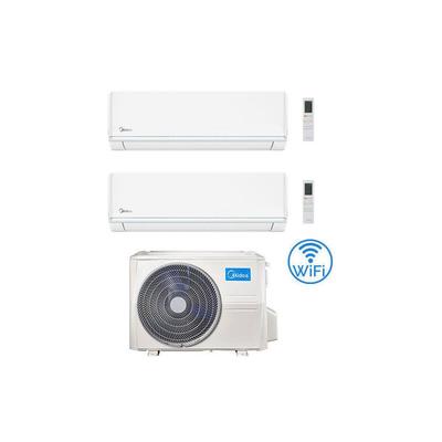 Midea Evolution R32 WiFi Dual Split Klimaanlage 9000 + 12000 BTU mit EU. M2OH-14HFN8-Q INVERTER Image