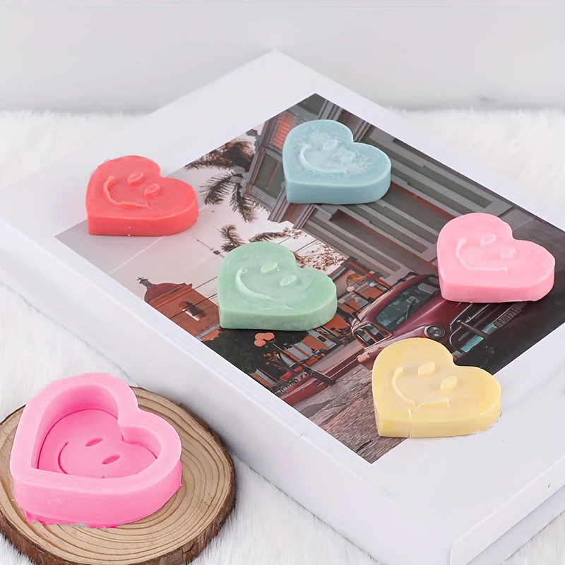 1 Stück, Love Smiling Face Silikon Mousse Qi Feng Toast Kuchen Brot Backform Image