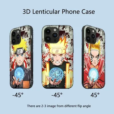VIP-benutzer definierte 3D Lentikular Telefon Fall Dragon Ball/ein Stück/Naruto Designs für iPhone, Image