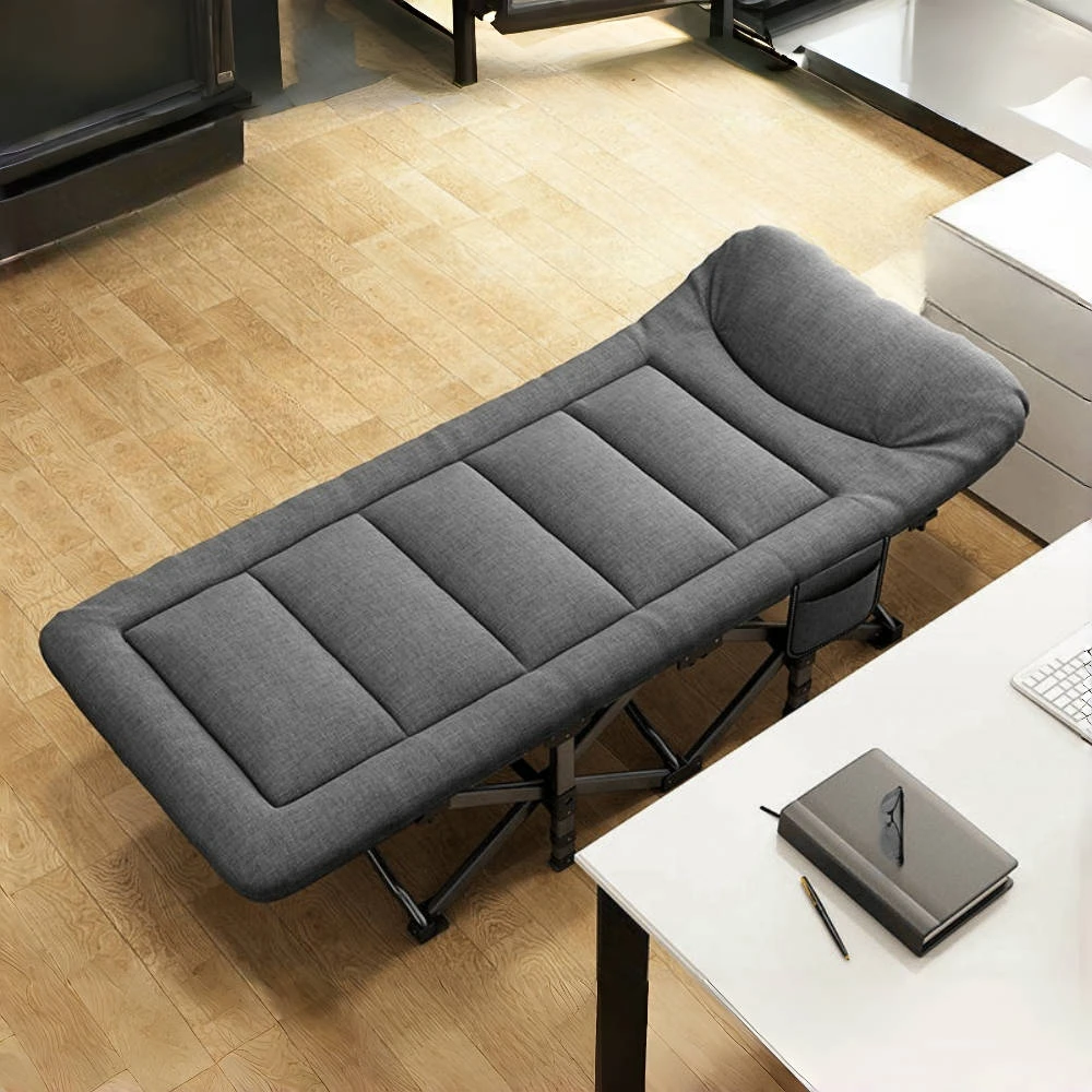 Tragbare klappbare Sonnenliegen für den Außenbereich und Garten, Sonnenbett-Loungesessel für Camping, Terrasse, Pool, drinnen und draußen