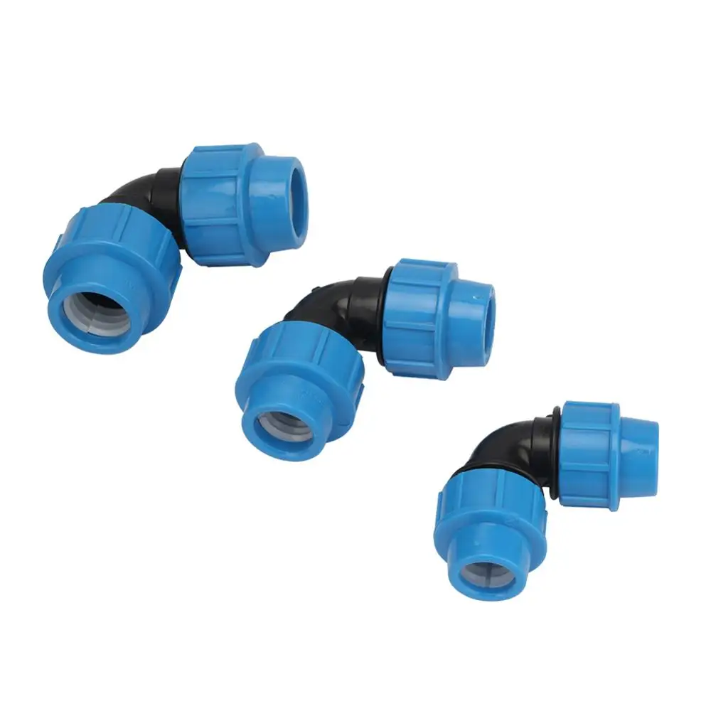 20/25/32mm PVC Pe Rohr Leitungs wasser Splitter Kunststoff Winkel verbinder Garten Farm Bewässerung Wasser leitung Schlauch verbindung Zubehör 1St Image