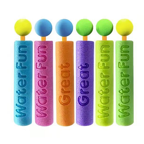 Pistole ad acqua, confezione da 6, super pistola ad acqua, pistola a spruzzo, pistola a spruzzo in schiuma, giocattoli da piscina, giochi da spiaggia, giochi estivi per bambini e adulti.