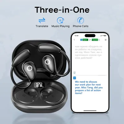 144 Languages Intelligent Translate Earbuds Translator Earbuds Smart Voice Translator for Travel