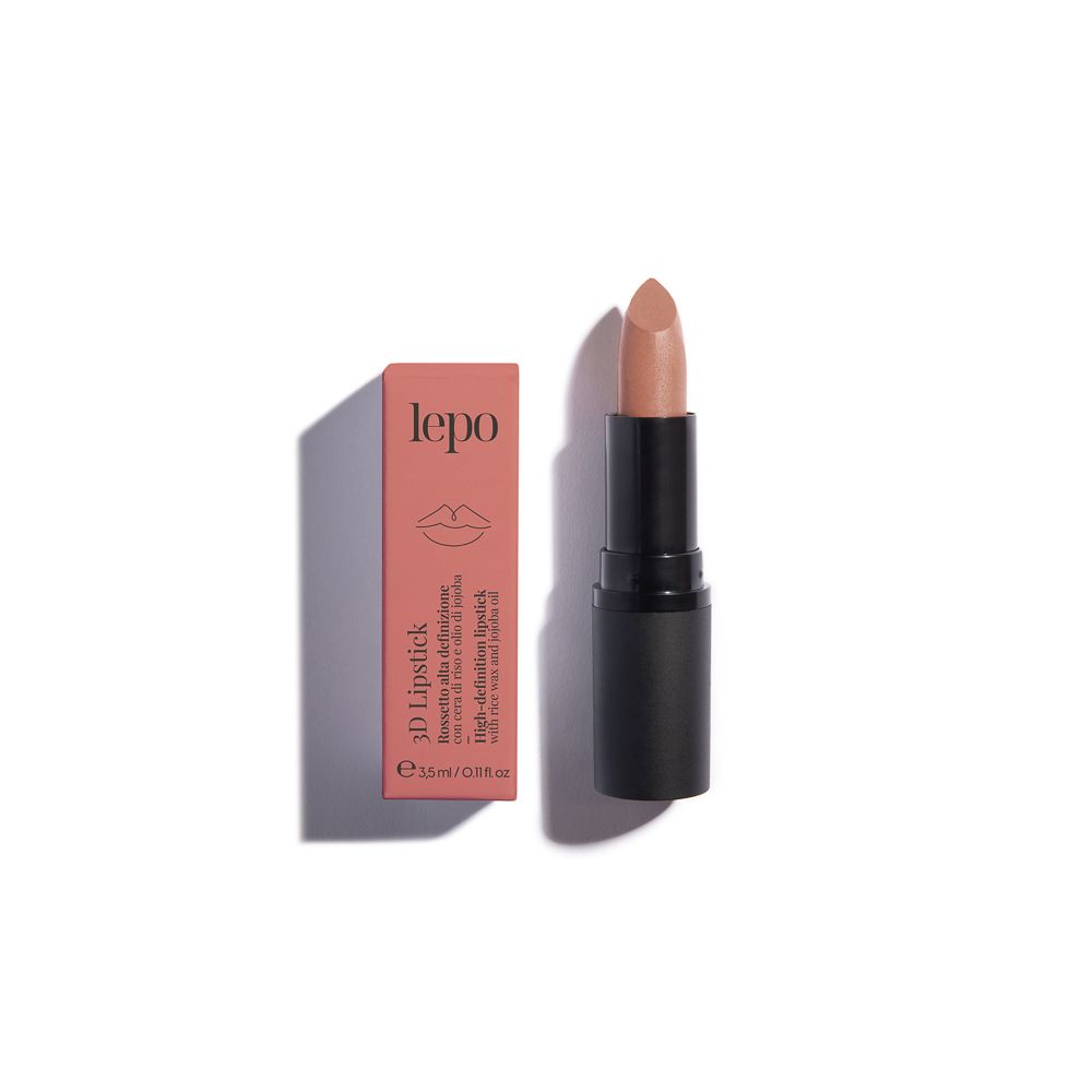 LEPO 3D Lipstick Rossetto alta definizione Tonalità 101 GINSENG 1 pz
