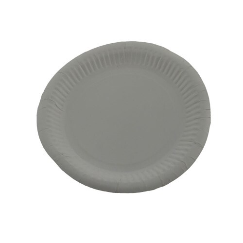 1000 Pappteller Snackteller Imbissteller rund Ø 20 cm weiß Recyclingkarton Image