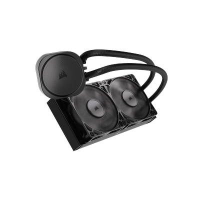 CORSAIR CPU Kühler "NAUTILUS 240", schwarz, B:27,5cm H:12,5cm Ø:12cm, Computer-Kühler, Flüssig