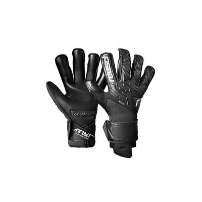 Torwarthandschuhe REUSCH "Attrakt Infinity Resistor", Damen, Gr. 8, schwarz, 36% Polyester, 5% Polyamid, 53% Elastodien, 6% Polyurethan, unifarben, sportlich, Handschuhe, mit perfektem Grip