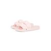 Pantolette TOMMY JEANS "TJW BRAIDED SLIDE", Damen, Gr. 42, rosa, Textil, Schuhe, Sommerschuh, Flats, Schlupfschuh, geflochtene, wattierte Bandage