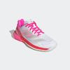 Tennisschuh ADIDAS PERFORMANCE, Gr. 41, cloud weiß, champagne metallic, lucid pink, Textil, Synthetik, sportlich, Schuhe