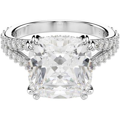 Fingerring SWAROVSKI "Schmuck Geschenk Stilla Ring, 5709901, /-2, /-3, /-4, /-5" Gr. 60, silber (metallfarben, kristallweiß, kristallweiß), Fingerringe, Damen, 60, Metall, mit Swarovski Zirkonia (synth.) Image