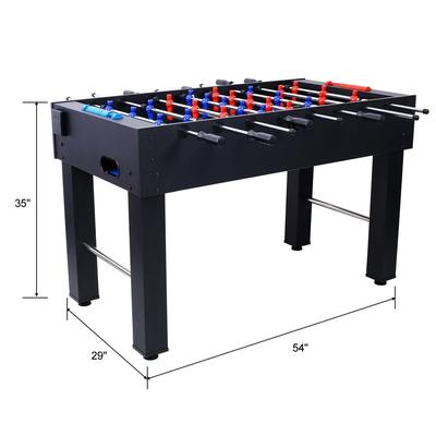 54" Hurricane Foosball Table for Family Game Rooms with Cherry Finish