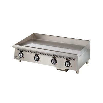 Star 772TCHSA 72" Electric Commercial Griddle w/ Thermostatic Controls - 1" Chrome Plate, 240v/1ph, Stainless Steel