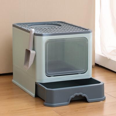 TEMU Cat Litter Box, Cat Toilet, With Cat Litter Scoop, 50 * 35 * 38cm Image