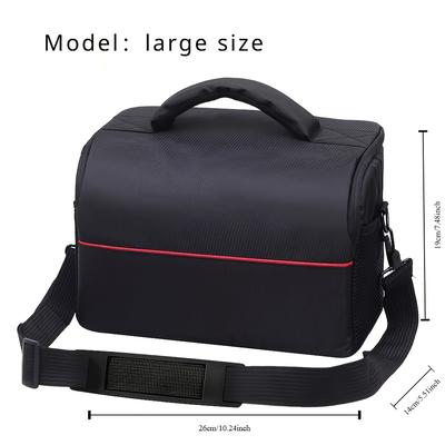 TEMU Stylish Digital Dslr Camera Shoulder Bag - Photography Gear Bag, Suitable For , , And Other Brands Image