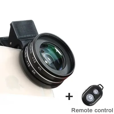 4K HD Phone Camera Lens Kit 15X 30X Macro Lens Clip On Cell Phone Camera Filter Lens For iPhone Samsung Android Smartphone New
