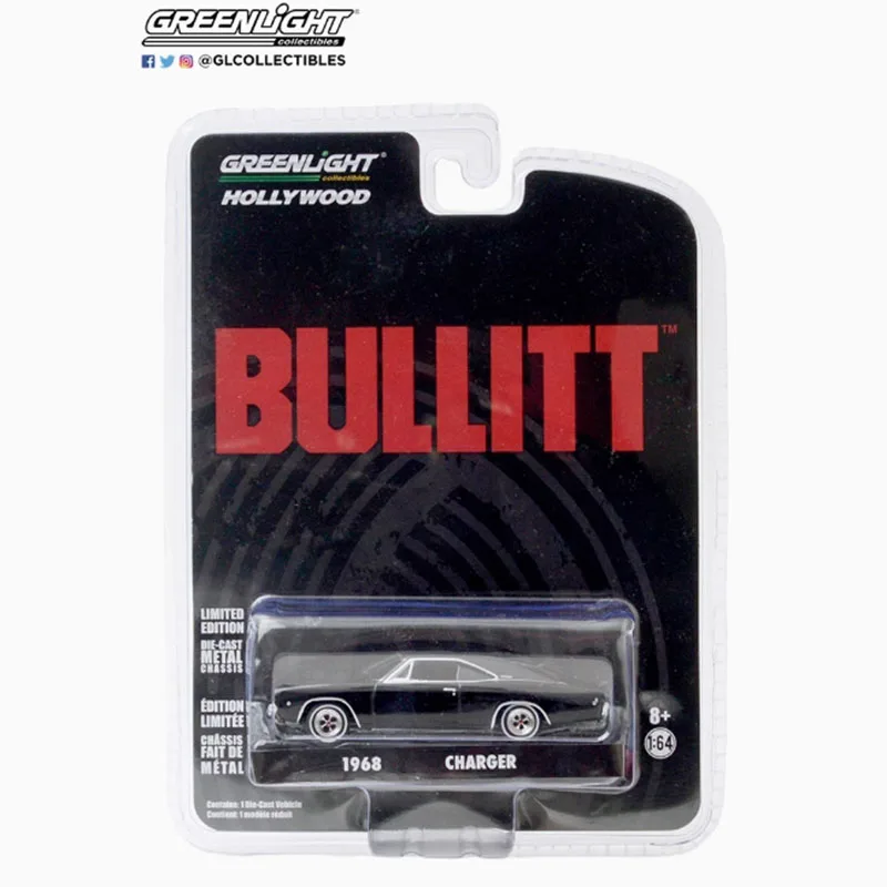 Maßstab 1:64 1968 1969 Charger RT Muscle Car Legierung Automodell Klassisches Erwachsenen-Souvenirgeschenk Statische Anzeige Hobby-Kollektion