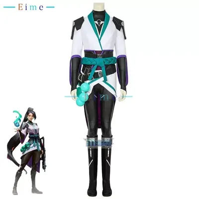 Sage Cosplay Kostüm VALORANT Cosplay Outfits Phantasie Party Anzug Mantel Hemd Hosen Halloween Image