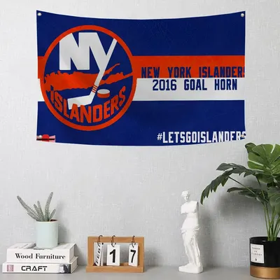 1 STÜCK New York Islanders Flagge Flaggen und Banner Vierlochflagge Polyester Outdoor Dekor Image