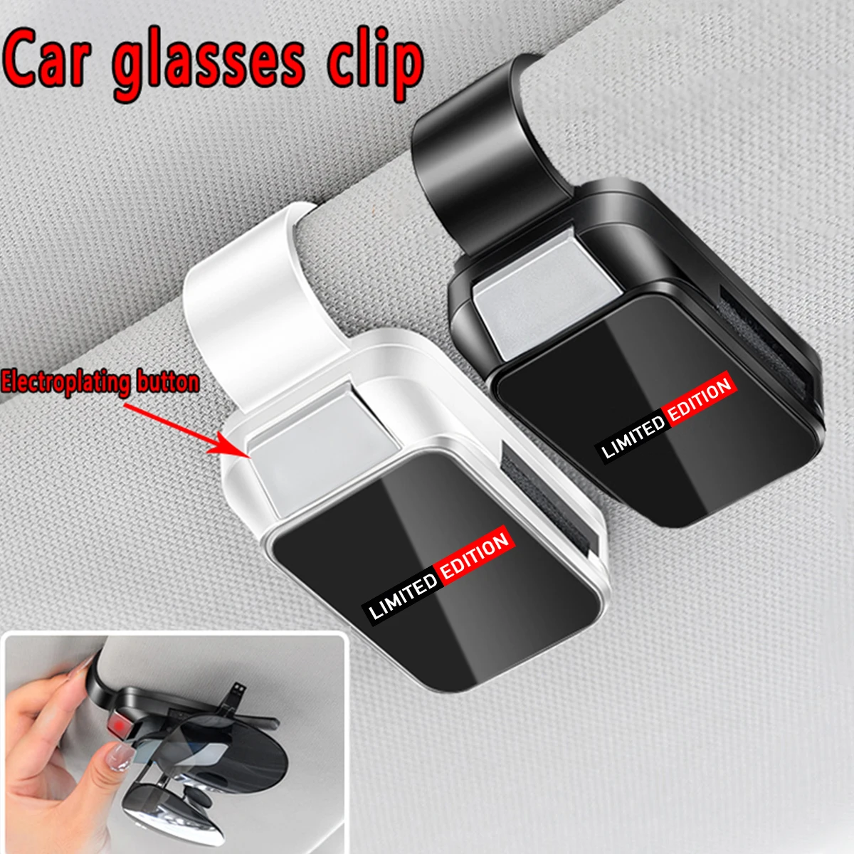 1pc Einfache Bedienung Auto Visier Gläser Halter Clips Für Toyota Lexus Nissan Für Chevrolet Hyundai KIA Auto Innen Zubehör Image
