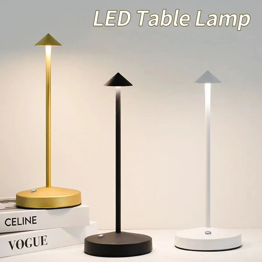 Hotel-Tischlampe mit Aufladefunktion, Kreative Touch-LED-Leuchte für Esszimmer, Bar und Café, Pina Pro Tischlampe, Dekorative Schreibtischlampe