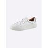 Sneaker HEINE, Damen, Gr. 38, weiß, Leder, Glattleder, Glattleder, modisch, Schuhe
