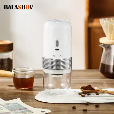 Coffee Bean Grinder USB Charging Mini Coffee Bean Mill Grinder Espresso Spice Grinder Kitchen Herb