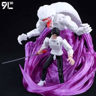 9L3D Dummy13 JJK Anime Figures 3D Printed Yuuta Rika Yuji Dummy13 Poseable Multi-Jointed T13 Anime Display Model Gift