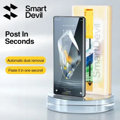 SmartDevil Screen Protector Microcrystalline Film for OnePlus 13 12 Soft Film Curved Full Screen