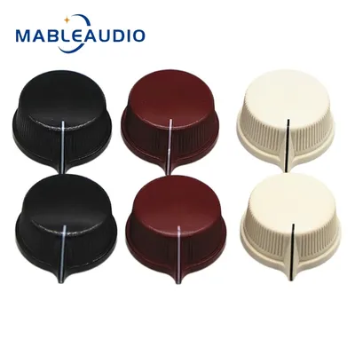 Guitar Sound Amplifier Speaker Potentiometer Guitar Switch Circular Bakelite Knob 25.5x12.5mm