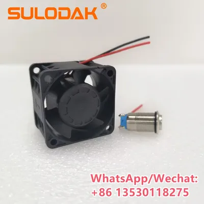 Air cooled lamp 20 * 20 cooling fan small fan button switch self-locking switch