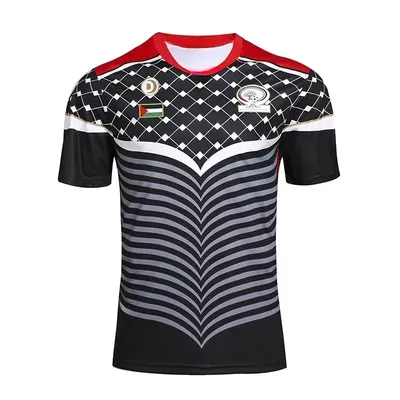 Vintage Palestinian Heritage Football Jersey Unisex & Youth Breathable Quick-Dry Training &