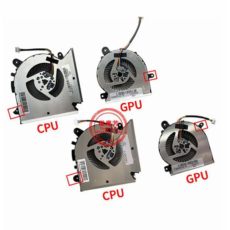 Nouveau ventilateur de refroidissement de processeur pour ordinateur portable pour MSI GF63 8RC 8RD MS-16R1 MS-16R2 série ventilateur de processeur pour ordinateur portable PABD08008SH N413