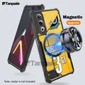 Tanpaile- Custodia magnetica ultra sottile per ZTE nubia Neo 3 GT Custodia antiurto in TPU morbida trasparente con paraurti per telefono Funda