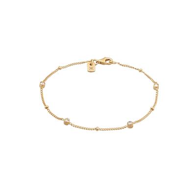 KUZZOI - Silber Kugel Glas Kristalle Weiß 925 Sterling Silber Armbänder & Armreife 1 ct Herren Image