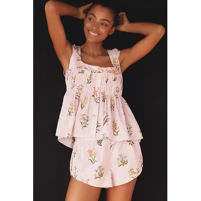 By Anthropologie Mini Floral Sleep Shorts