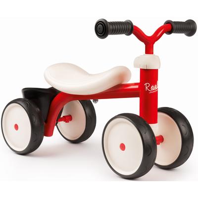Rutscher SMOBY "Rookie, rot", rot (rot, beige), Rutschautos, KinderB:30cm H:38cm T:52cm, Kunststoff, Metall, Made in Europe, B:30cm H:38cm T:52cm