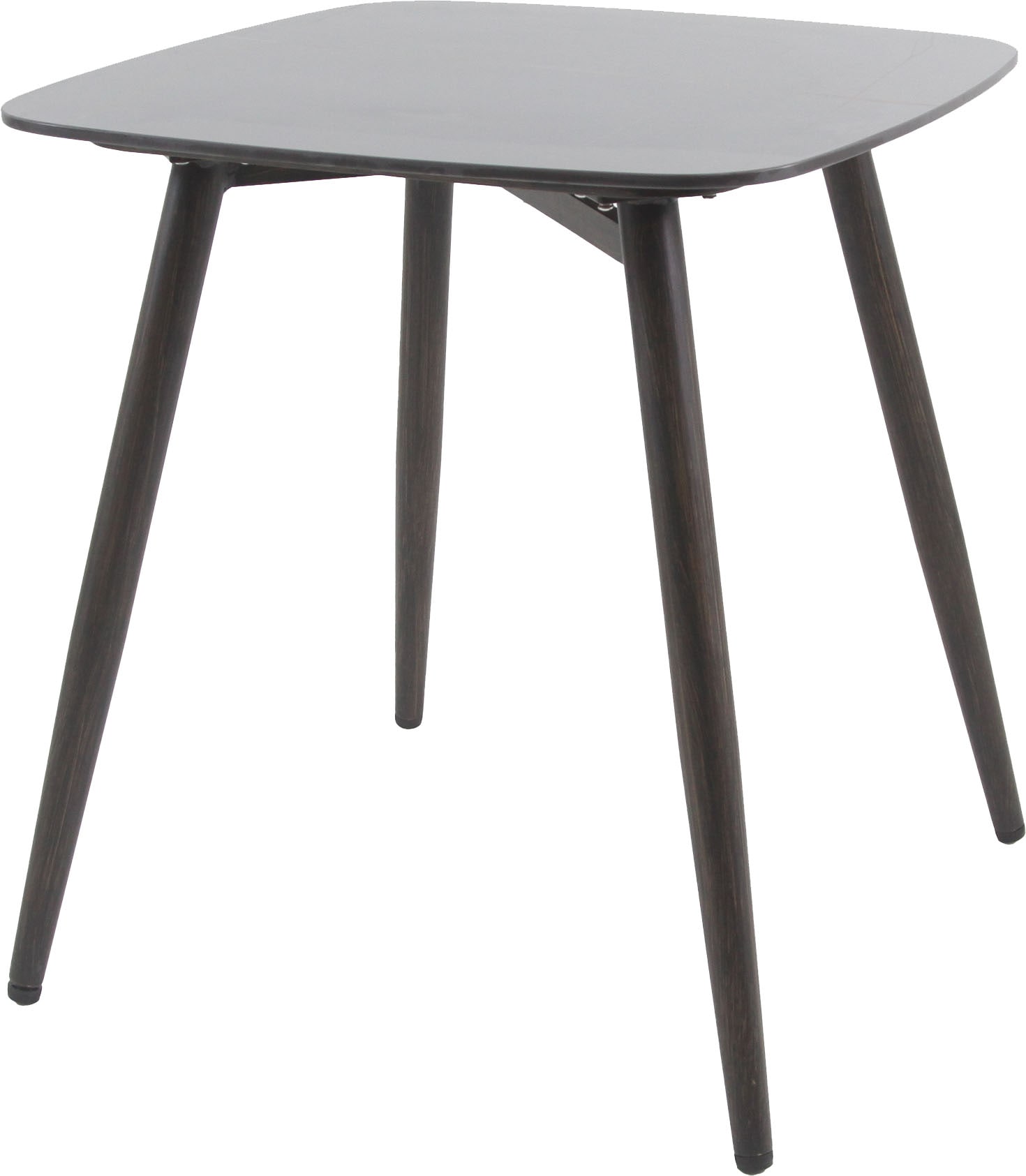 Gartentisch ESSENTIALS "Pedro Terrassentisch", schwarz (wenge, schwarz ceramic), B:70cm H:76cm T:70cm, Aluminium, Tische, Wenge-Schwarz Ceramic Image