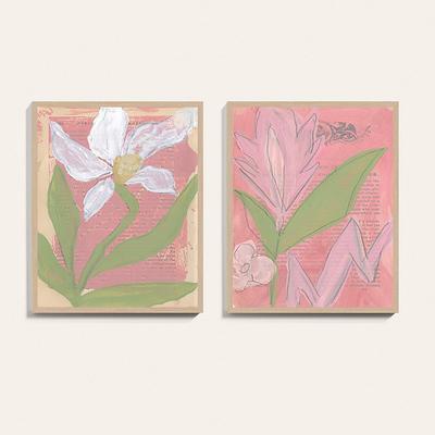 Flower Book Art - Print I, 32