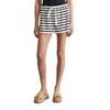 Shorts MARC O'POLO "aus softem Baumwolle-Mix", Damen, Gr. S, Normalgrößen, multi, muted blau, Obermaterial: 80% Baumwolle, 20% Polyester, gestreift, casual, regular fit kurz, Hosen
