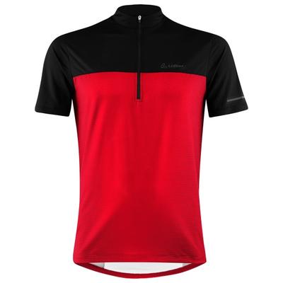 Löffler - Bike Shirt Half-Zip Glow - Radtrikot Gr 60 rot Image